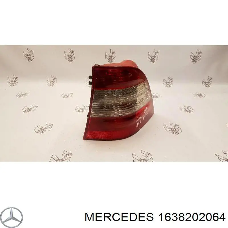 1638202064 Mercedes Lampa zespolona tylna prawa