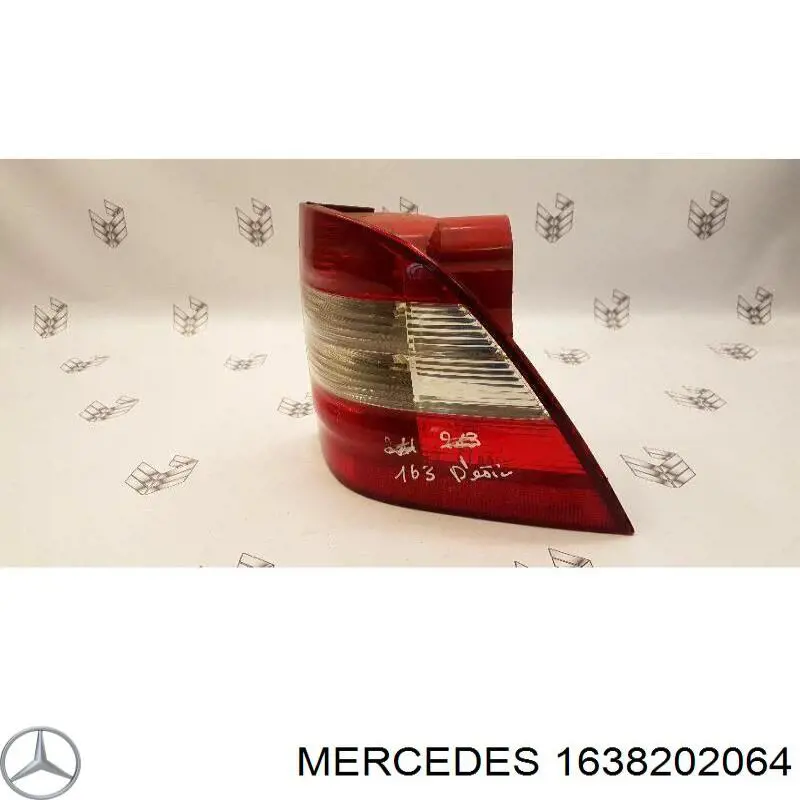 Lampa zespolona tylna prawa Mercedes 1638202064 cena, od 114,07 USD