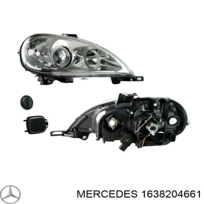 Do koszyka 1638204661 Mercedes Reflektor prawy