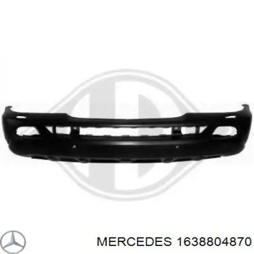 1638804870 Mercedes Zderzak przedni