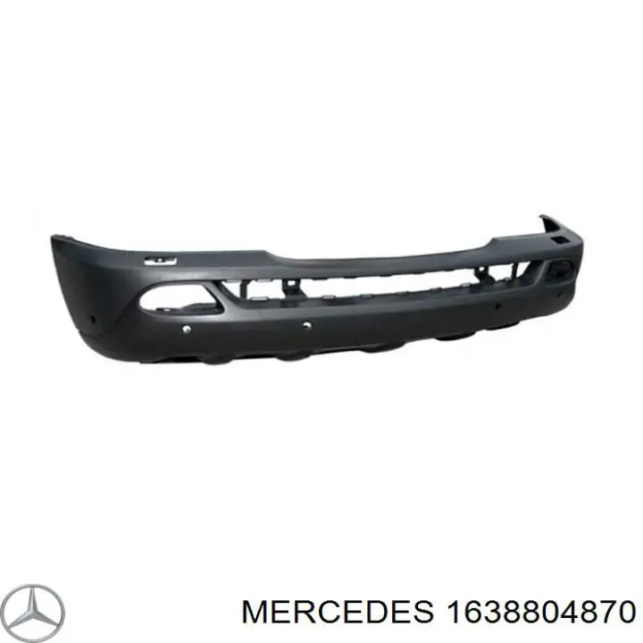 Zderzak przedni Mercedes 1638804870 cena, od 330,68 USD
