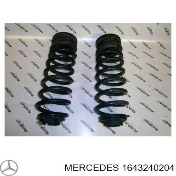 Do koszyka 1643240204 Mercedes Sprężyna tylna