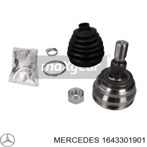 1643301901 Mercedes półoś napędowa przednia prawa