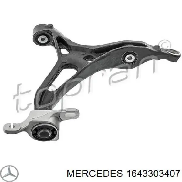 Wahacz zawieszenia przedniego dolny lewy Mercedes 1643303407 cena, od 126,75 USD