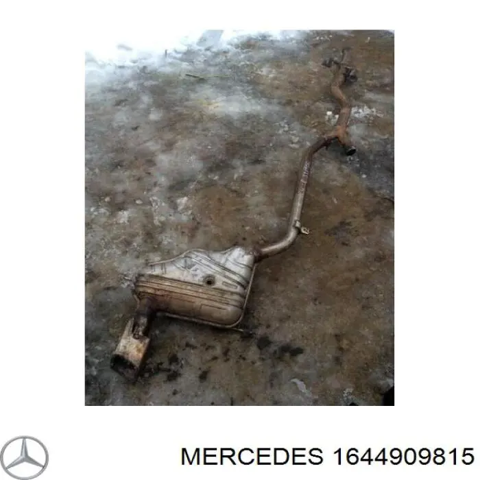  Tłumik, tylna część Mercedes GL 