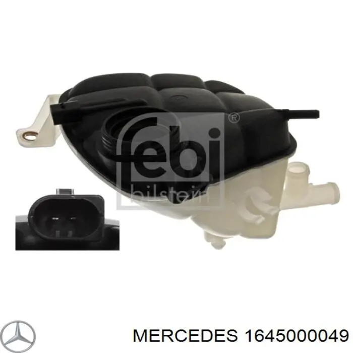 1645000049 Mercedes Zbiorniczek wyrównawczy układu chłodzenia