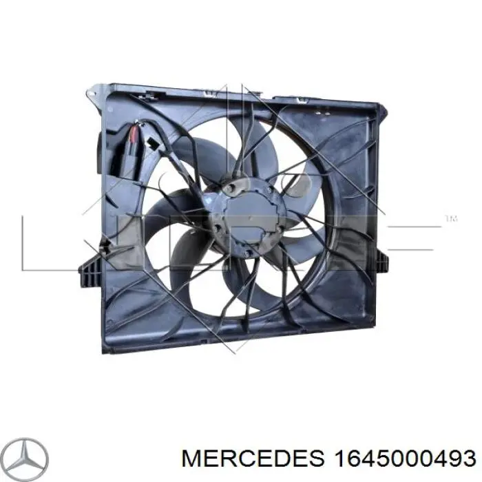 Dyfuzor chłodnicy, w komplecie z silnikiem i wirnikiem Mercedes 1645000493 cena, od 241,76 USD