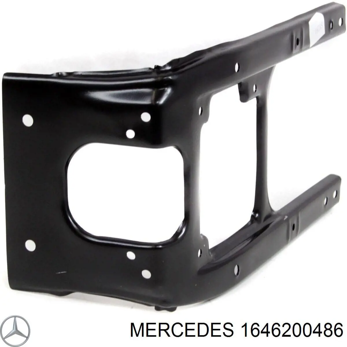 Osłona chłodnicy górna (panel mocowania reflektorów) do Mercedes ML/GLE (W164)