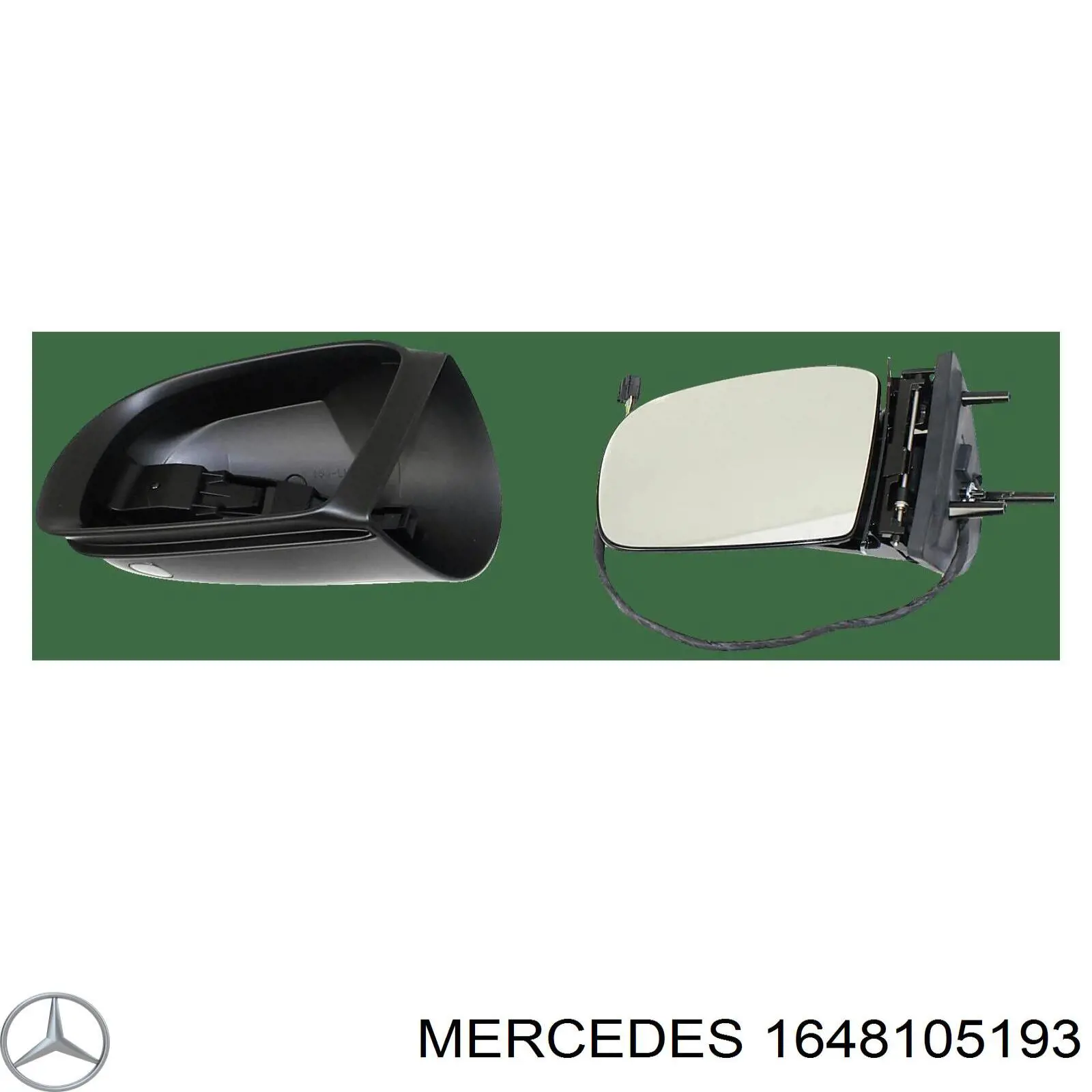 Lusterko wsteczne lewe do Mercedes ML/GLE  W164