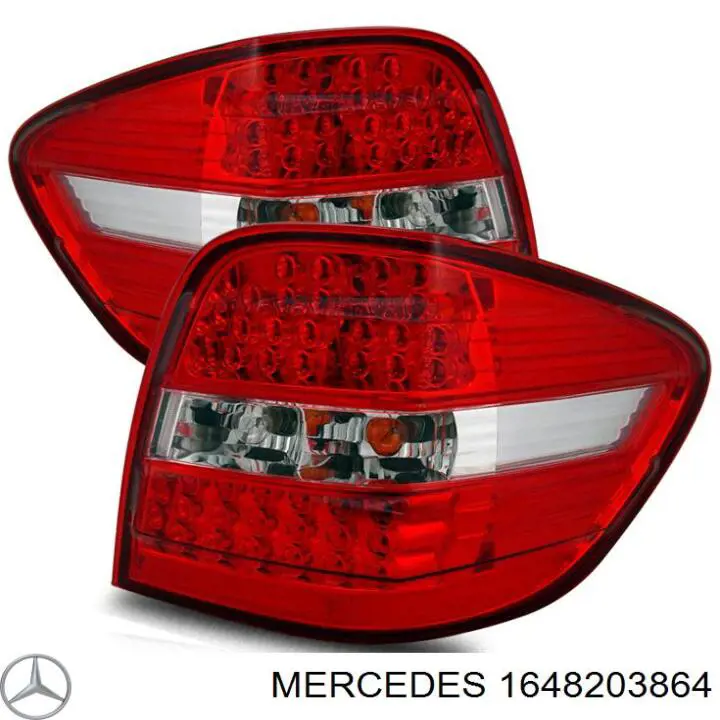 1648203864 Mercedes Lampa zespolona tylna prawa