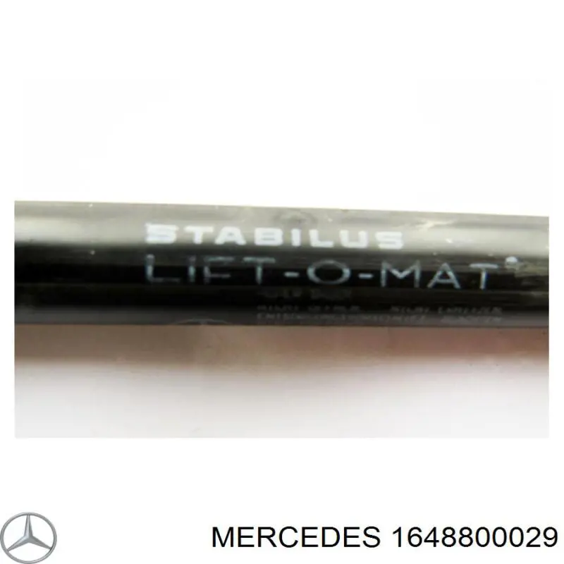Amortyzator maski lewy = siłownik maski lewy Mercedes 1648800029 cena, od 15,68 USD