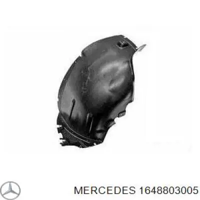 Nadkole błotnika przedniego prawe przednie Mercedes 1648803005 cena, od 39,47 USD