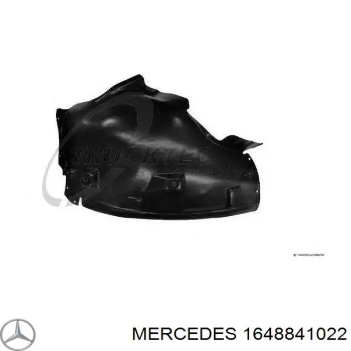 1648841022 Mercedes Nadkole błotnika przedniego prawe tylne