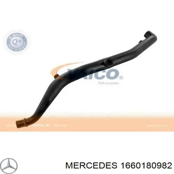 Króciec wentylacji kadłuba (separatora oleju) Mercedes 1660180982 cena, od 52,57 USD