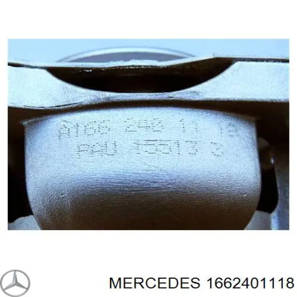Poduszka (podpora skrzyni biegów) Mercedes 1662401118 cena, od 49,08 USD