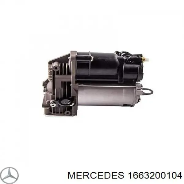 Kompresor zawieszenia pneumatycznego Mercedes 1663200104 cena, od 293,33 USD