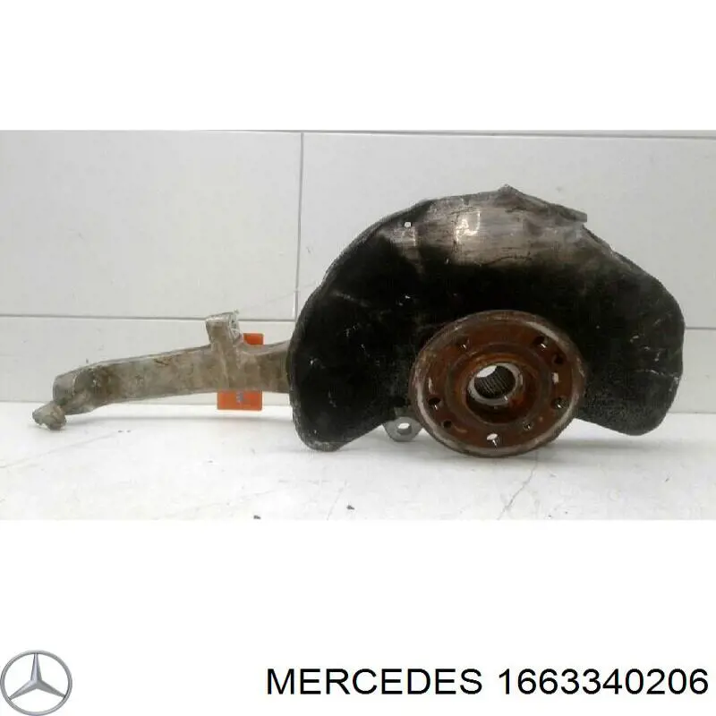 Do koszyka 1663340206 Mercedes Piasta przednia