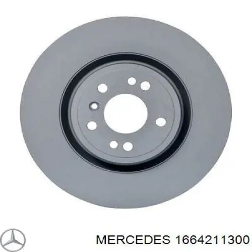 Tarcza hamulcowa przednia Mercedes 1664211300 cena, od 93,99 USD