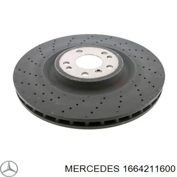Tarcza hamulcowa przednia 1664211600 Mercedes