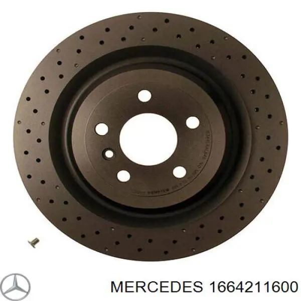 Tarcza hamulcowa przednia Mercedes 1664211600 cena, od 204,39 USD
