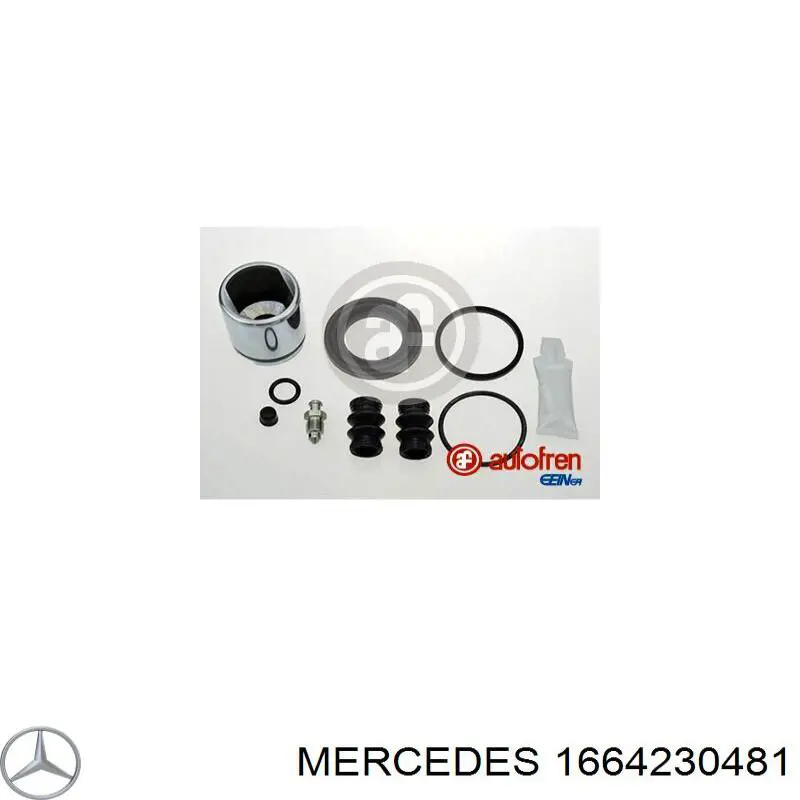 A1664230481 Mercedes Zacisk hamulcowy tylny prawy