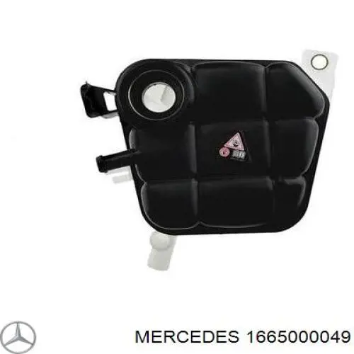Zbiorniczek wyrównawczy układu chłodzenia Mercedes 1665000049 cena, od 52,47 USD