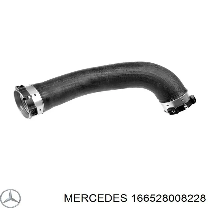 166528008228 Mercedes Przewód (króciec) intercoolera