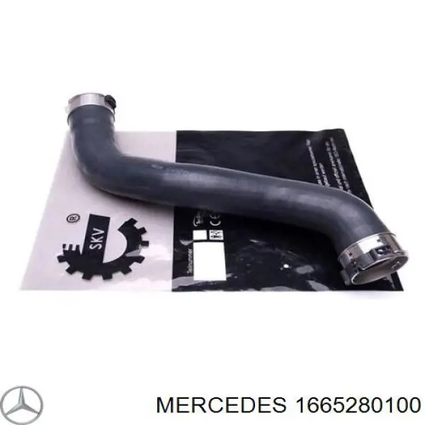 Przewód (króciec) intercoolera Mercedes A1665280582 cena, od 79,04 USD