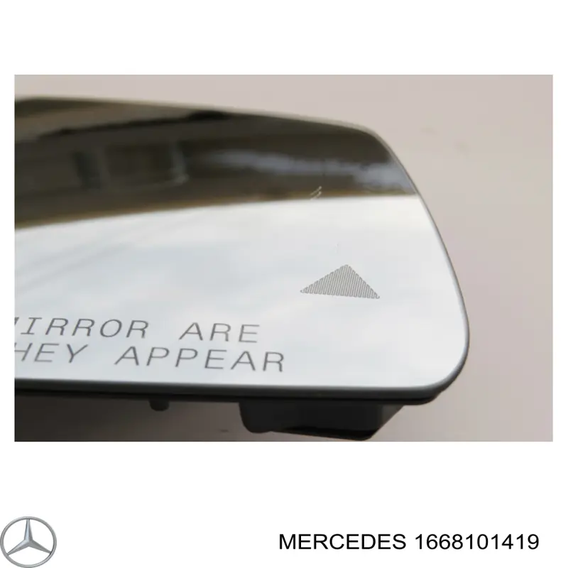 Wkład lusterka wstecznego prawego Mercedes 1668101419 cena, od 284,91 USD