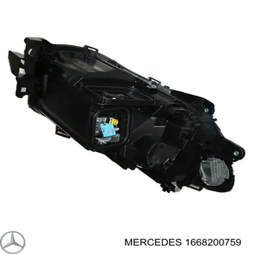 Reflektor lewy Mercedes 1668200759 cena, od 2309,19 USD