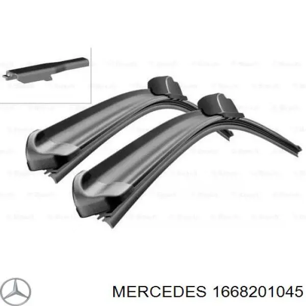 Pióro wycieraczki szyby przedniej, zestaw (2 szt.) Mercedes 1668201045 cena, od 80,27 USD