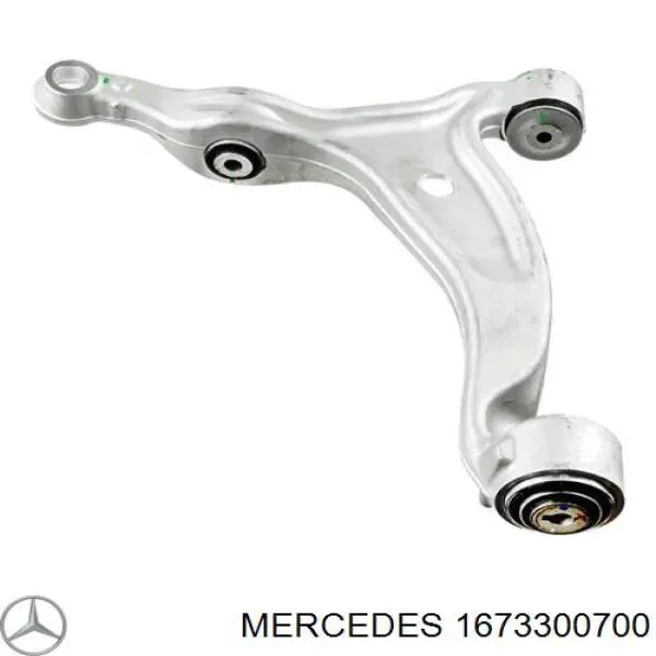 A1673300700 Mercedes Wahacz zawieszenia przedniego dolny lewy
