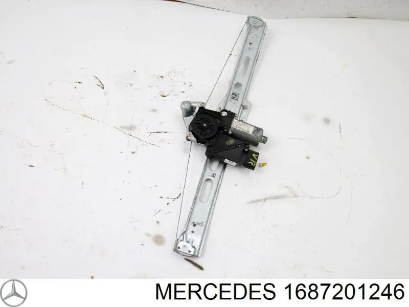 Mechanizm podnoszenia szyby drzwi przednich prawych Mercedes A1687201246 cena, od 77,80 USD