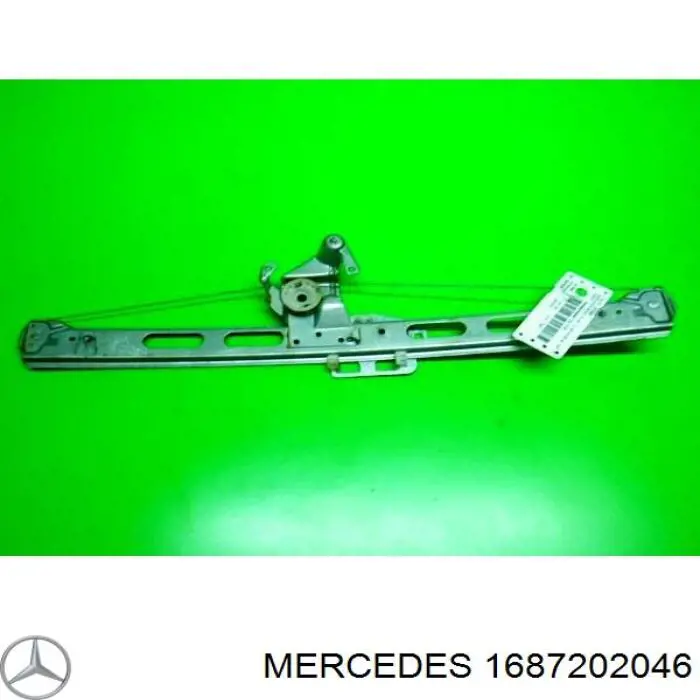 A1687202046 Mercedes Mechanizm podnoszenia szyby drzwi przednich prawych