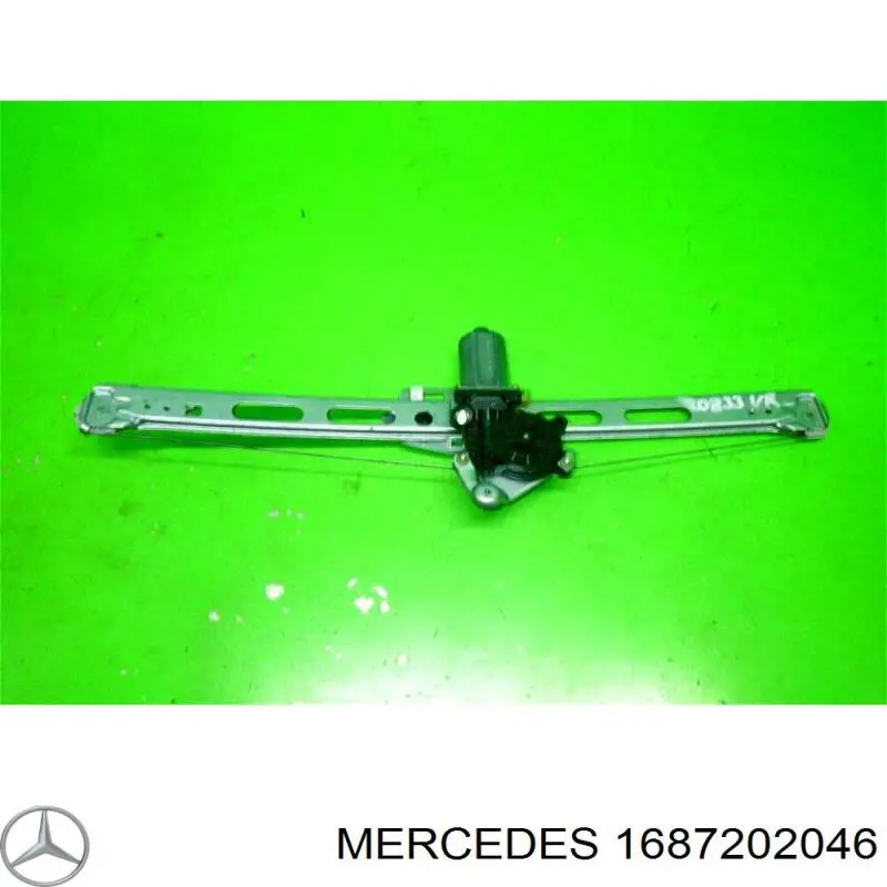 Mechanizm podnoszenia szyby drzwi przednich prawych Mercedes A1687202046 cena, od 73,21 USD
