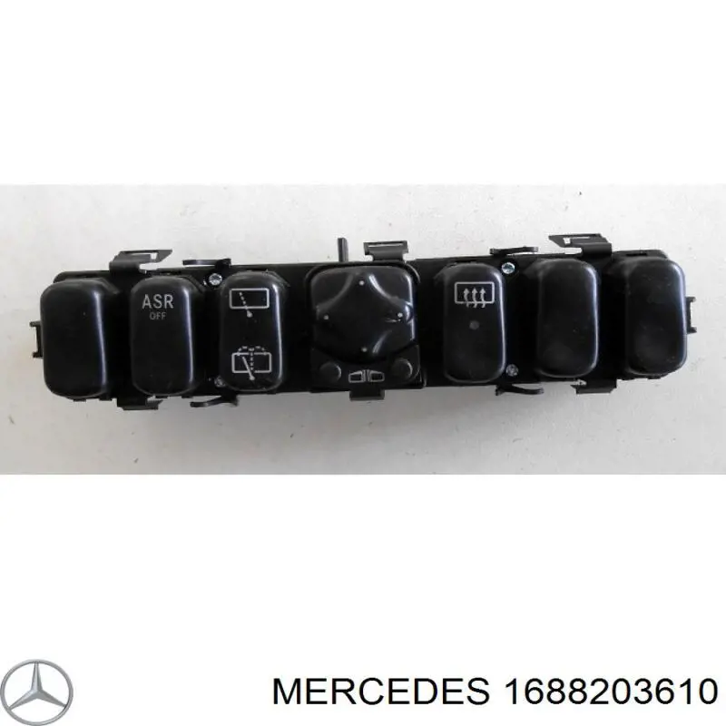 Blok przycisków na środkowej konsoli 1688203610 Mercedes