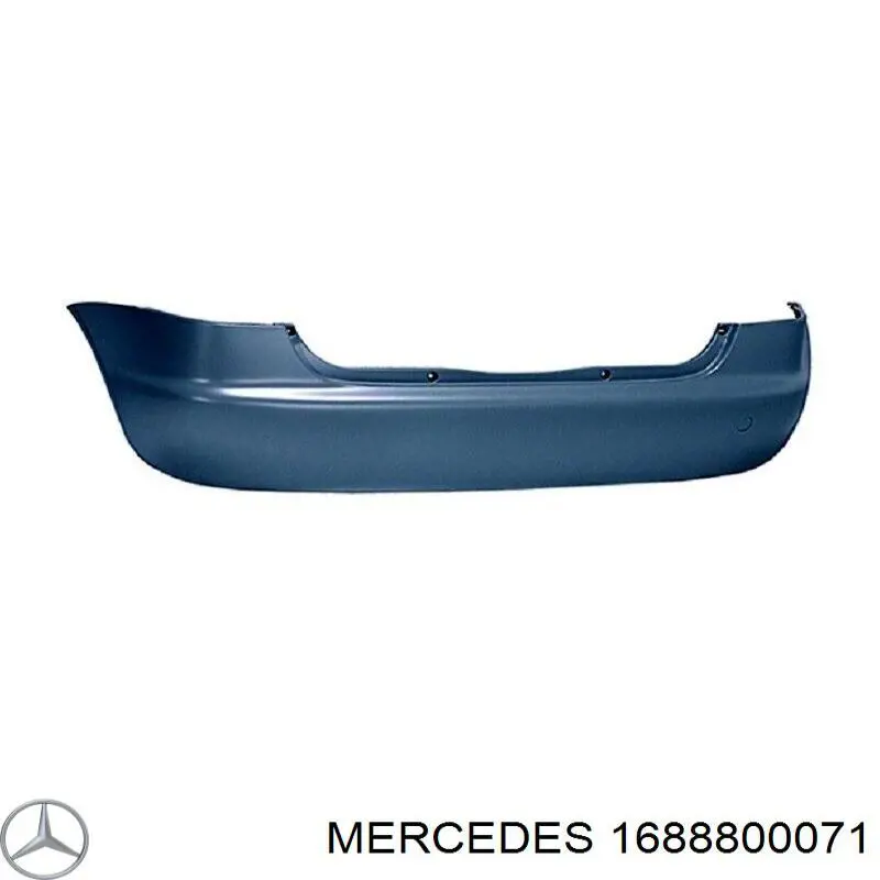 Zderzak tylny Mercedes 1688800071 cena, od 178,77 USD