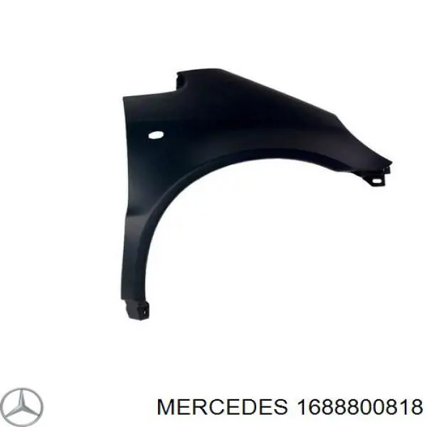 Błotnik przedni prawy do Mercedes A (W168)