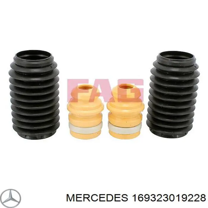 Odbój amortyzatora przedniego + osłona Mercedes 169323019228 cena, od 18,07 USD