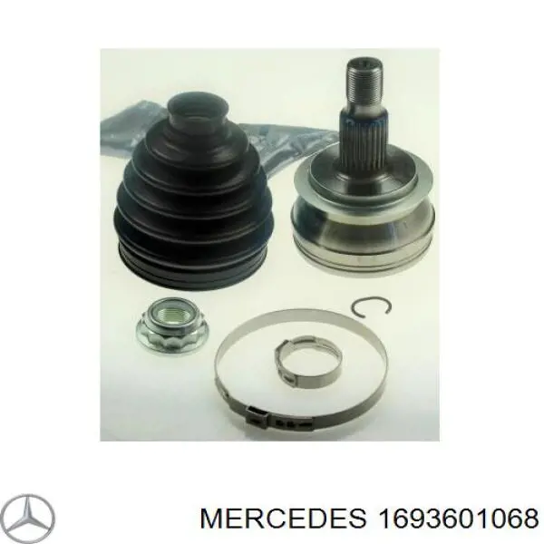 Przegub homokinetyczny przedni zewnętrzny Mercedes 1693601068 cena, od 86,77 USD