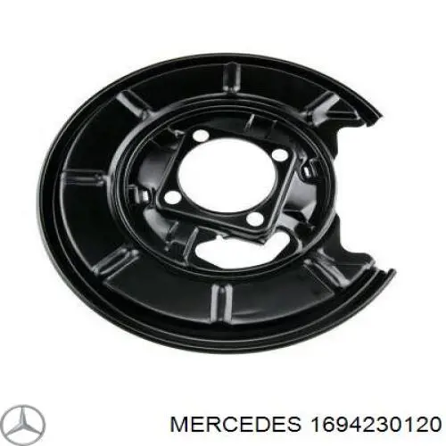 1694230120 Mercedes Osłona tarczy hamulcowej tylnej lewa