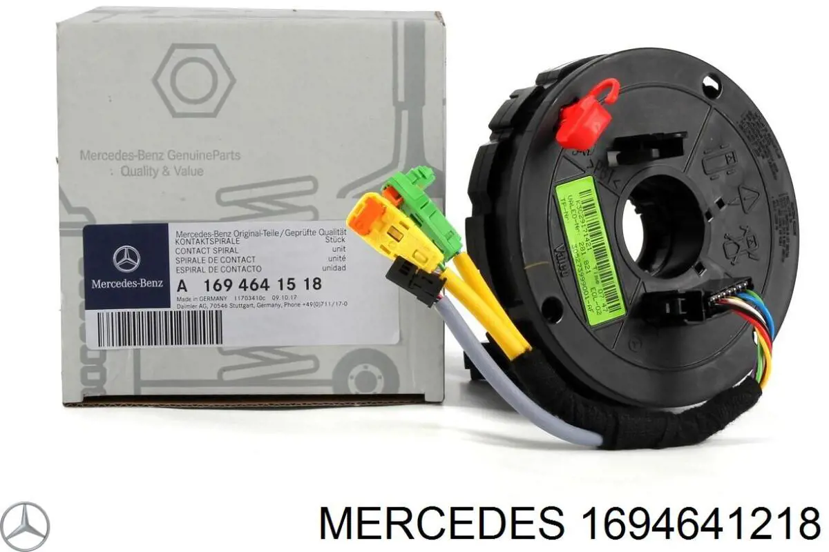 Pierścień kontaktowy AIRBAG, taśma kierownicy Mercedes 1694641218 cena, od 76,62 USD