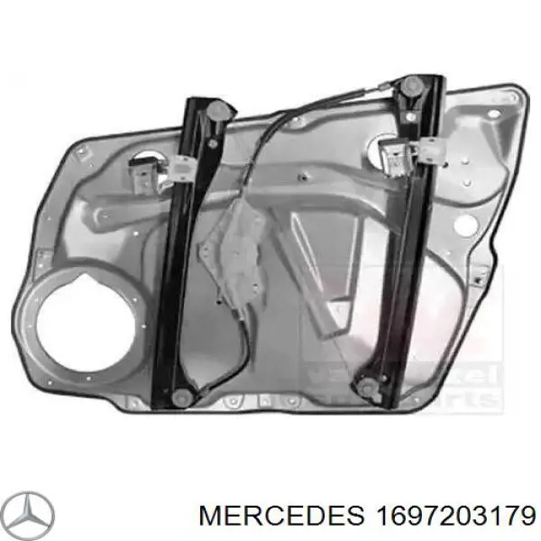 Mechanizm podnoszenia szyby drzwi przednich lewych do Mercedes B (W245)