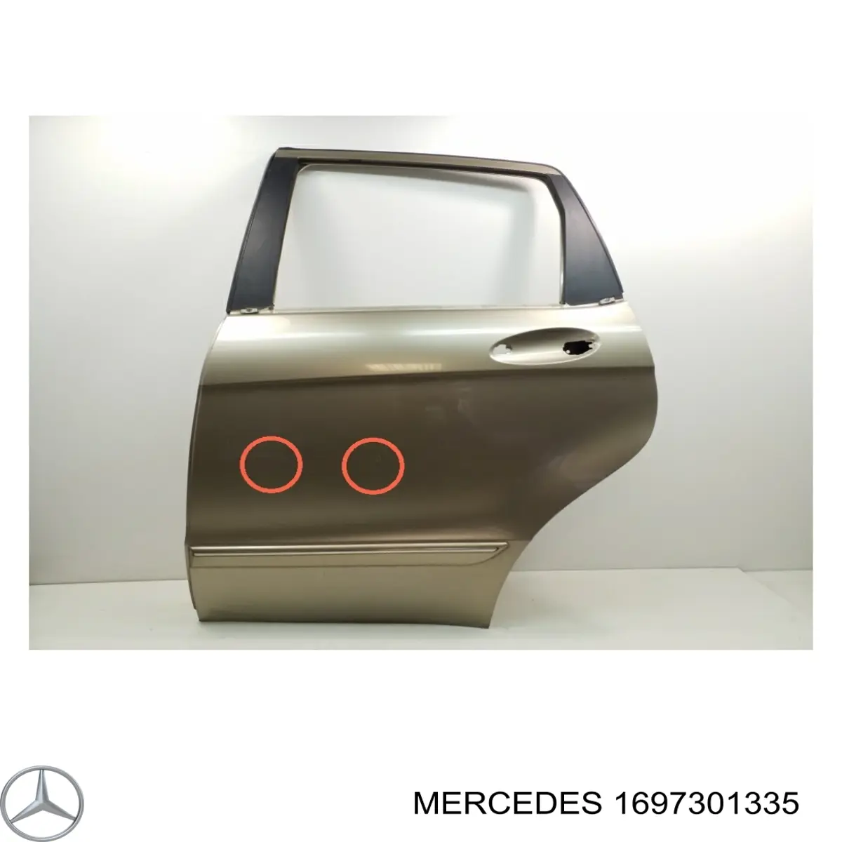 Zamek drzwi tylnych lewych do Mercedes A  W169