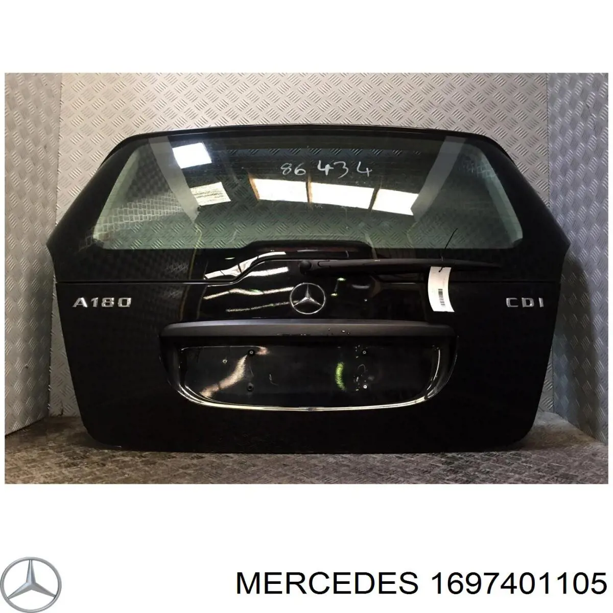 Drzwi tylne (bagażnika 3/5) Mercedes A1697401105 cena, od 296,25 USD