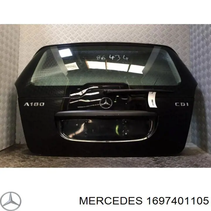 Do koszyka A1697401105 Mercedes Drzwi tylne (bagażnika 3/5)