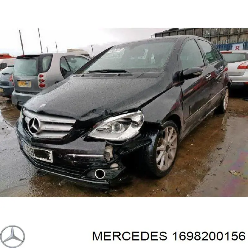 1698200156 Mercedes Lampa oświetlenia tylnej tablicy rejestracyjnej