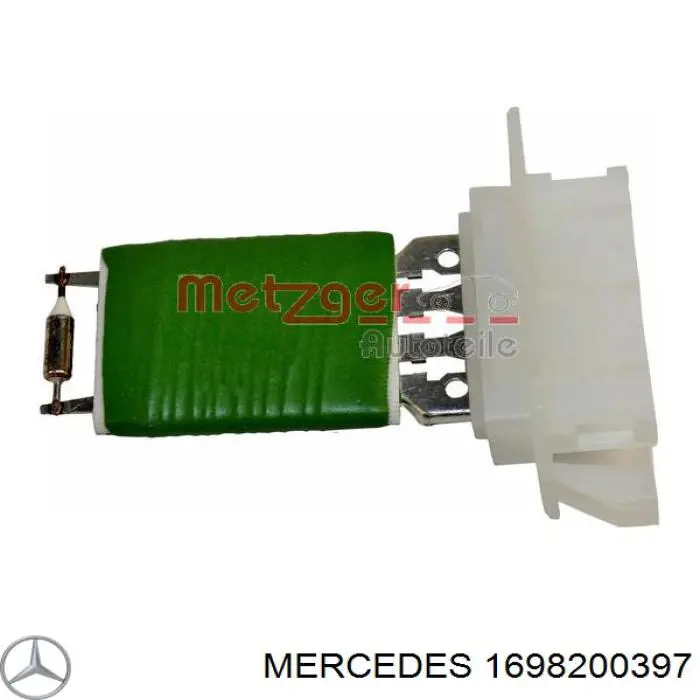 Rezystor wentylatora nagrzewnicy (ogrzewacza kabiny) Mercedes 1698200397 cena, od 18,66 USD