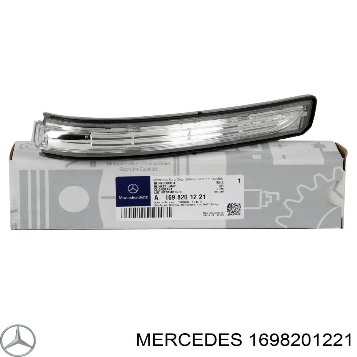 Kierunkowskaz lusterka prawy Mercedes 1698201221 cena, od 52,69 USD