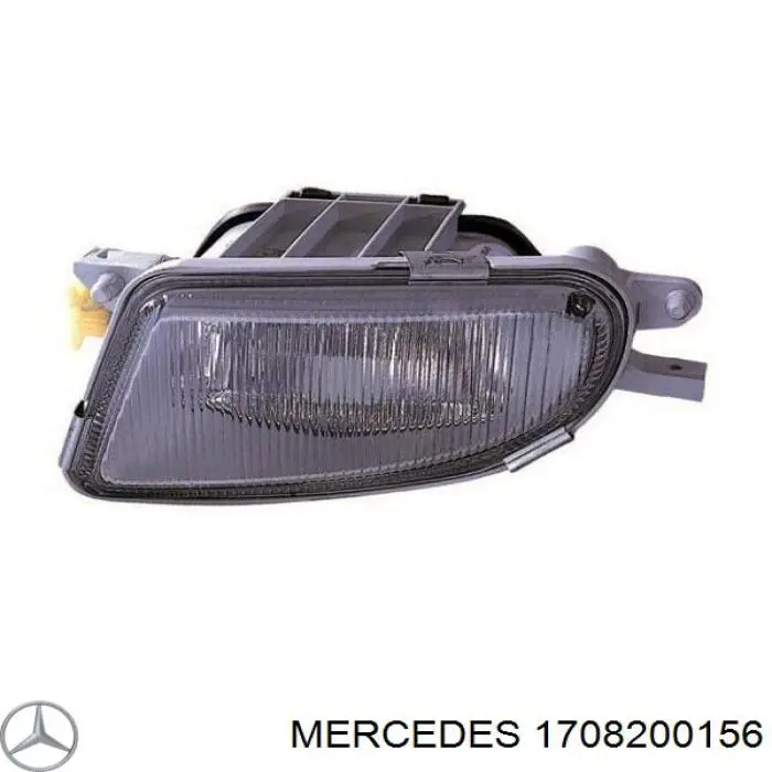 Lampa przeciwmgielna lewa Mercedes 1708200156 cena, od 49,91 USD